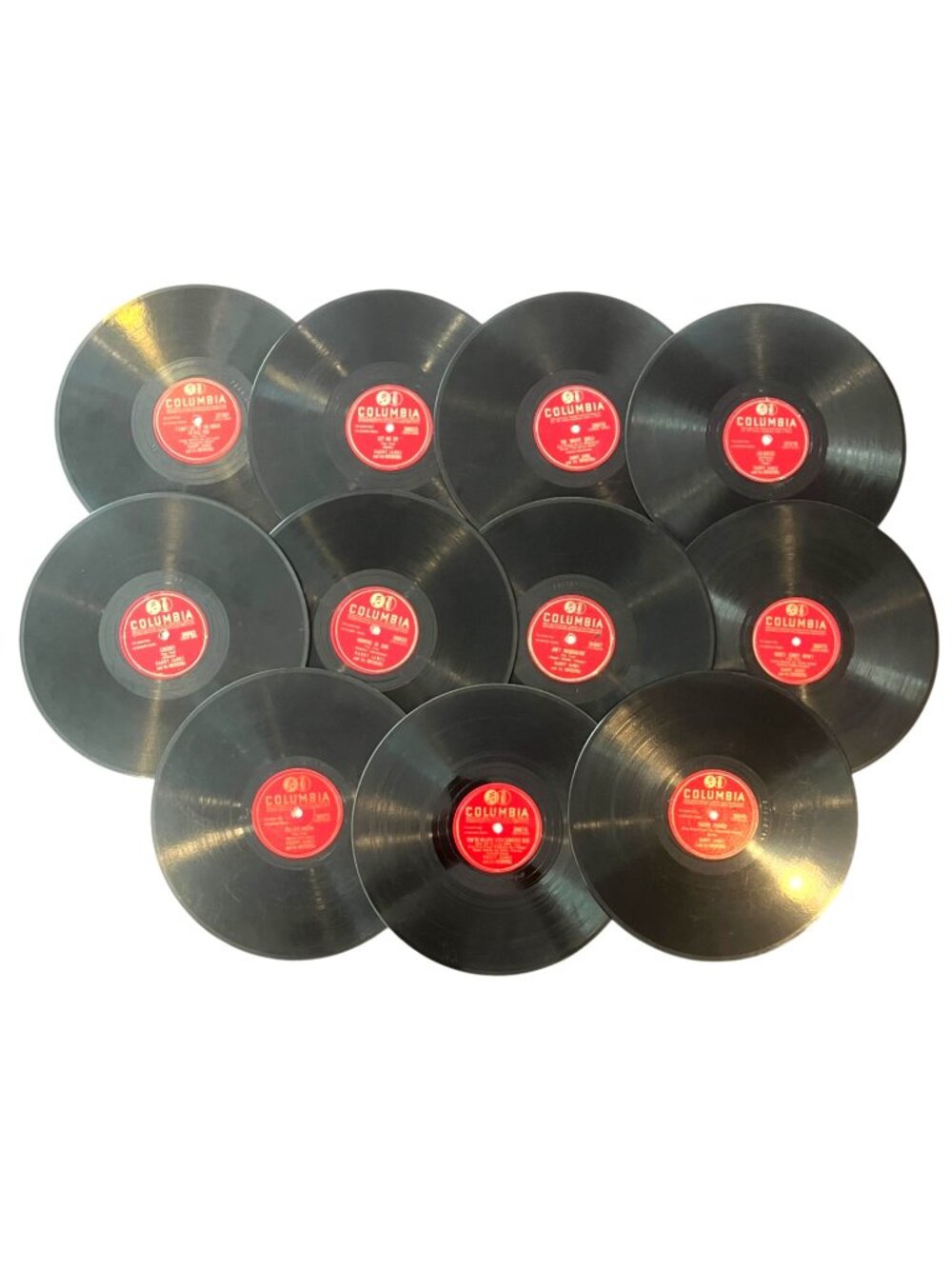 Harry James Records 10" - See Description & Pics for Titles - LOT of 11